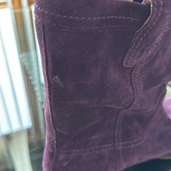 Naturalized Purple Suede Boots - Picture 5 of 5